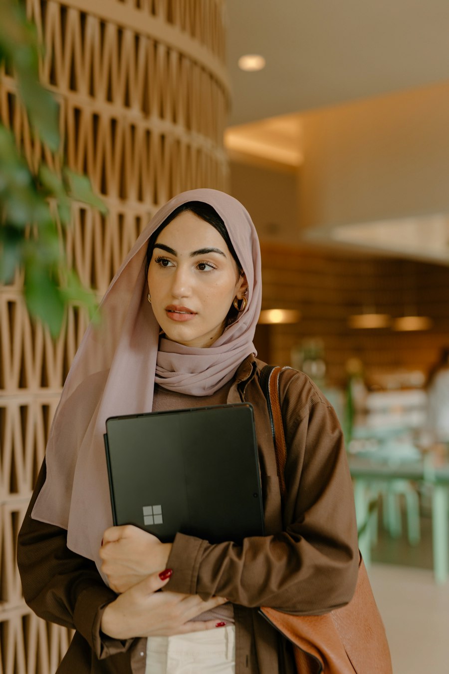 Finance professional in a modern office